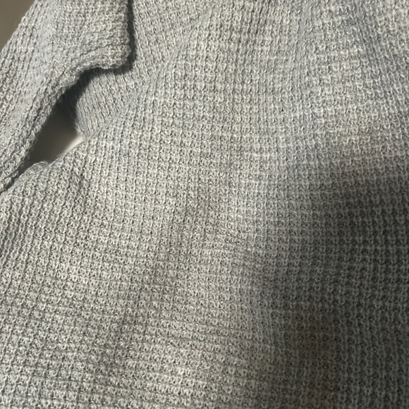 Grey Knit Sweater Dress - Picture 6 of 6
